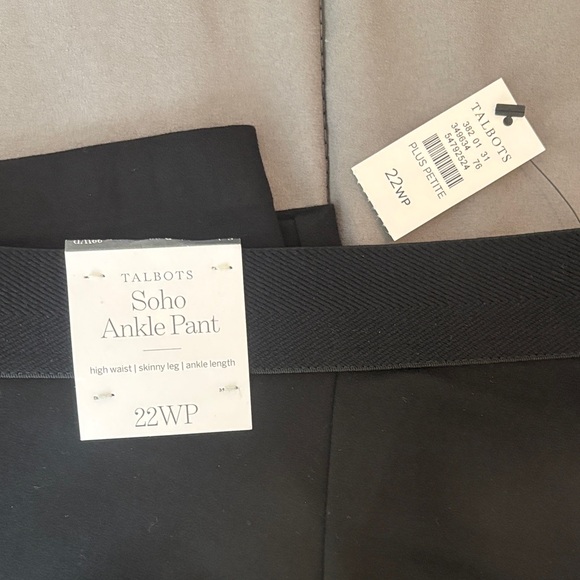 Talbots Pants - Talbots 22wp SOHO Black Ankle Pants